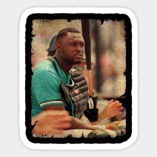 Charles Johnson in Miami Marlins Sticker